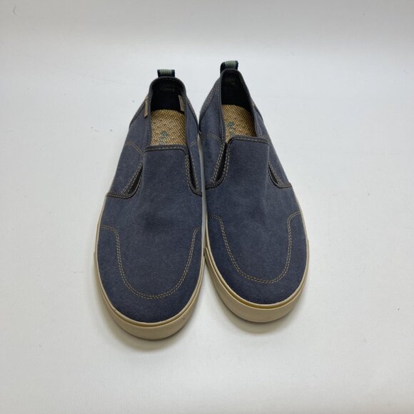 Columbia Vulc N Vent Boat Shoes Mens 12 US Navy Blue Canvas Slip On Sneakers - Picture 5 of 13